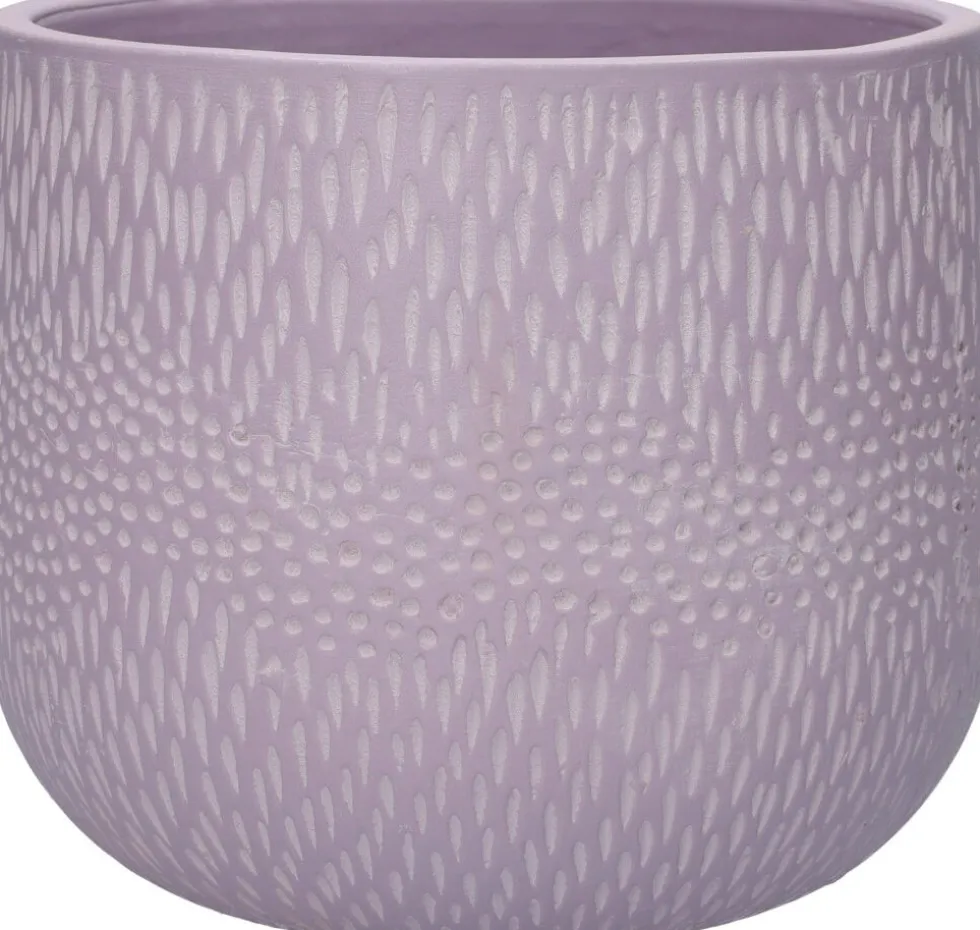 Duif bloempot Lila paars D 16,5 H 14 cm