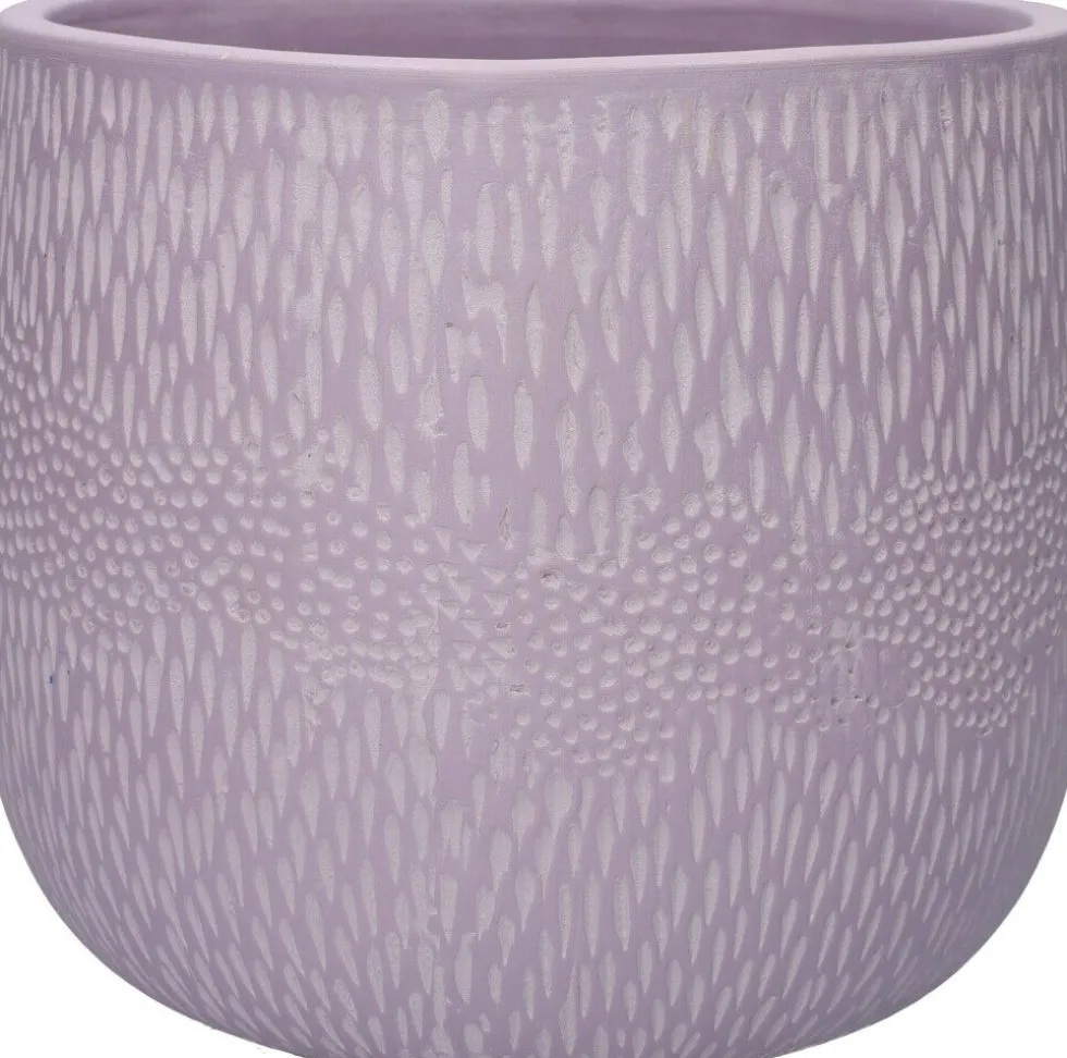 Duif bloempot Lila paars D 21 H 19 cm