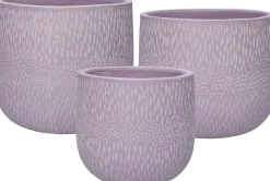 Duif bloempot Lila paars D 21 H 19 cm
