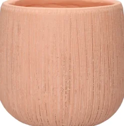 Duif bloempot Perzik oranje D 11,5 H 11 cm