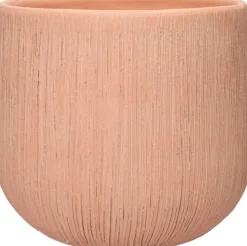 Duif bloempot Perzik oranje D 21 H 19 cm