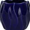 Duif bloempot Sari blauw D 13,3 H 12 cm