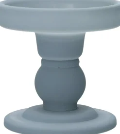 Duif kandelaar Liora blauw D 8,5 H 8,5 cm