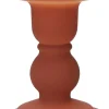 Duif kandelaar Liora bruin D 8,5 H 11 cm