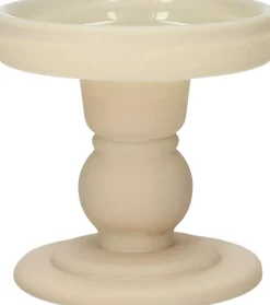 Duif kandelaar Liora crème D 8,5 H 8,5 cm