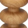 Duif kandelaar naturel D 8,5 H 20,8 cm