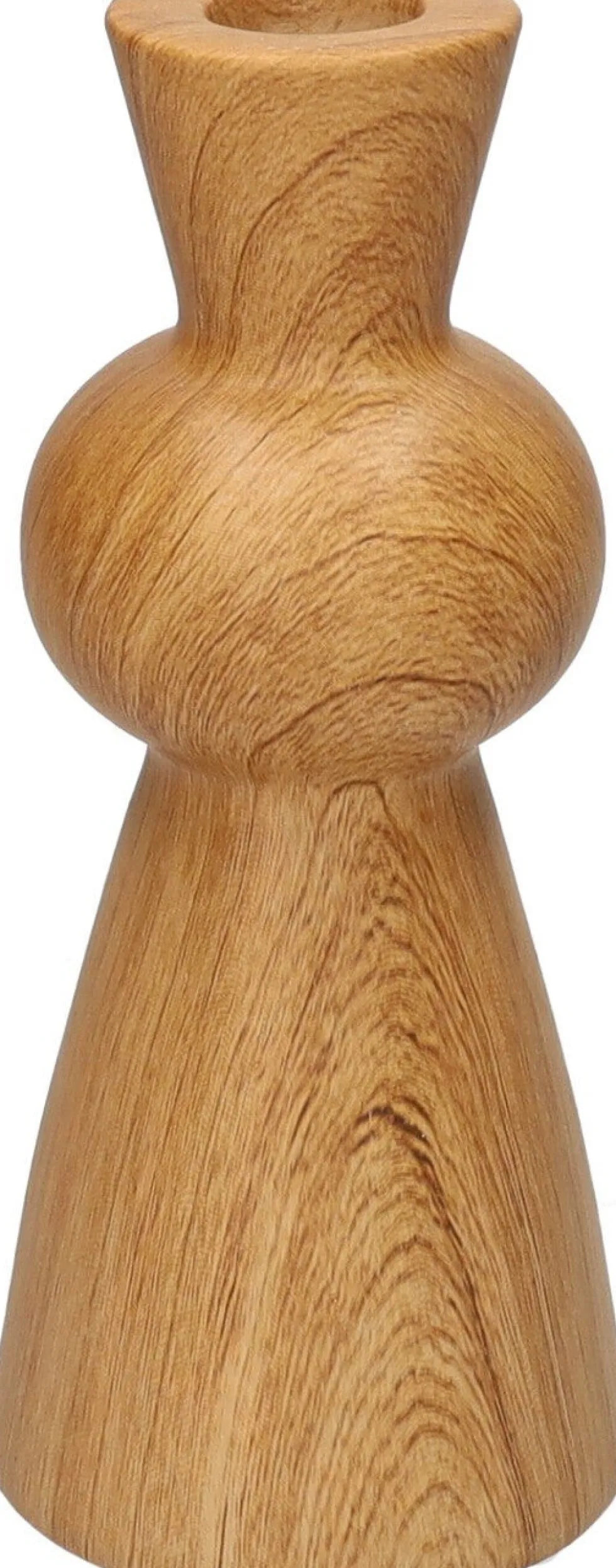Duif kandelaar naturel D 8 H 18 cm