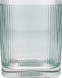 Duif waxinelichthouder blauw D 8 H 9 cm