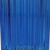 Duif waxinelichthouder Bliss blauw D 7,8 H 10 cm