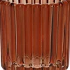 Duif waxinelichthouder Bliss bruin D 7,5 H 7,4 cm