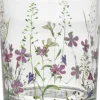Duif waxinelichthouder Bloem transparant D 7,3 H 8 cm