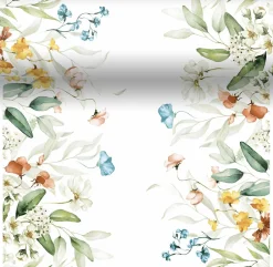 Duni 3-in-1 tafelaankleding Happy Feeling crème 40 x 480 cm