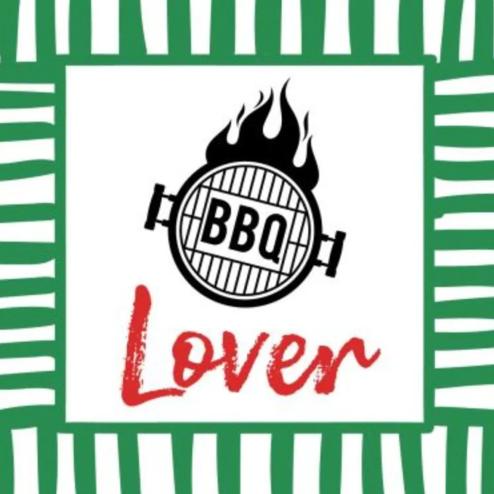 Duni servet BBQ Lover groen 33 x 33 cm 20 stuks