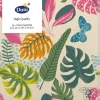 Duni servet Summertime multi 24 x 24 cm 20 stuks