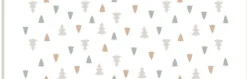 Duni tafelkleed Graphic Trees wit 138 x 220 cm