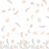 Duni tafelkleed Soft Easter wit 138 x 220 cm