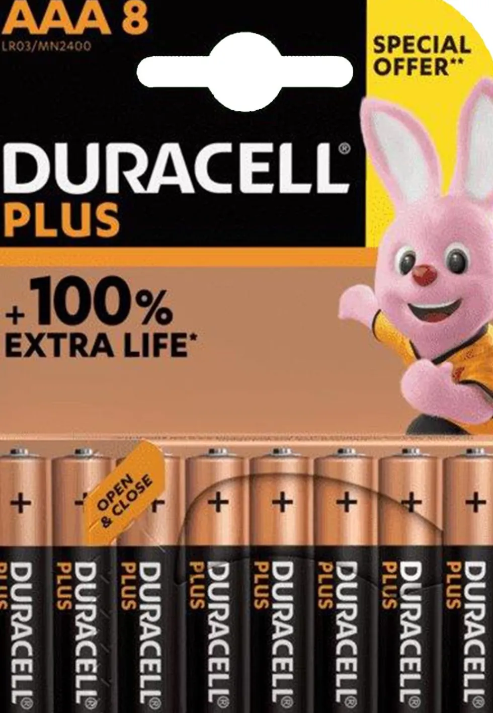 Duracell AAA batterijen 8 stuks