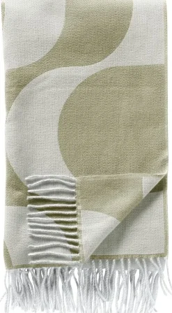 Dutch Decor plaid Swirl groen 140 x 180 cm