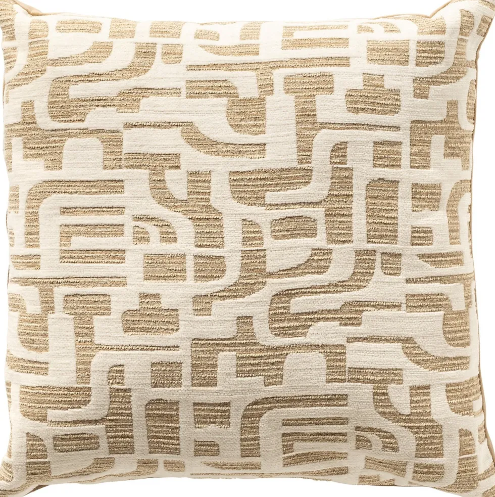 Dutch Decor sierkussen Fabia beige 45 x 45 cm