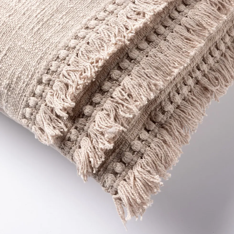 Dutch Decor sierkussen Fara beige 45 x 45 cm