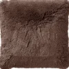 Dutch Decor sierkussen Fluffy bruin 45 x 45 x 10 cm