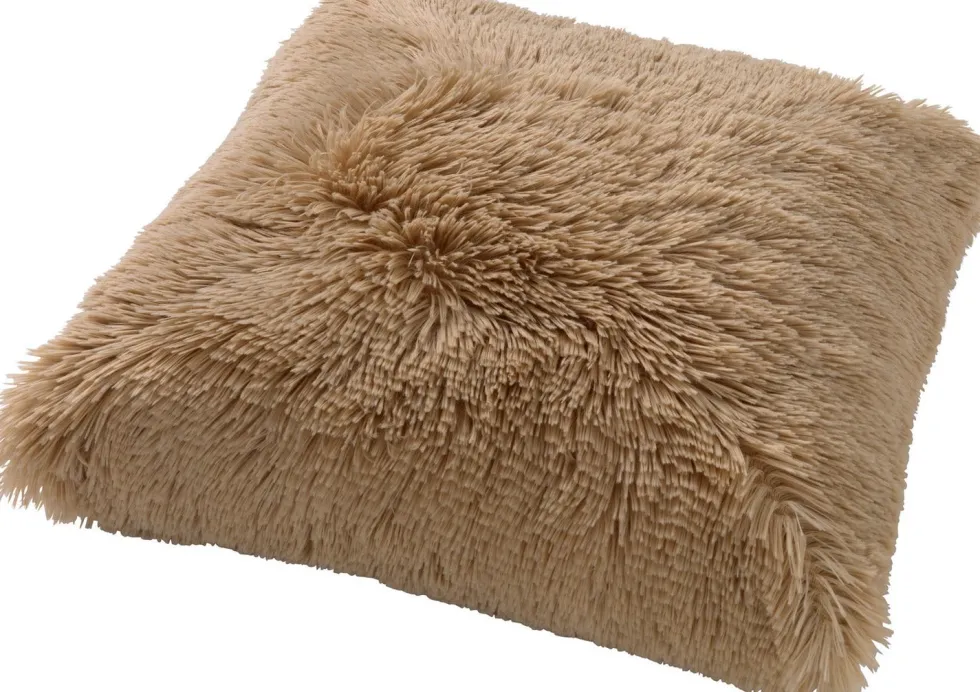 Dutch Decor sierkussen Fluffy beige 45 x 45 x 5 cm