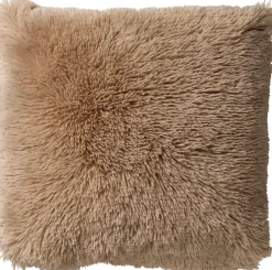 Dutch Decor sierkussen Fluffy beige 45 x 45 x 5 cm