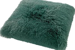 Dutch Decor sierkussen Fluffy groen 45 x 45 x 10 cm