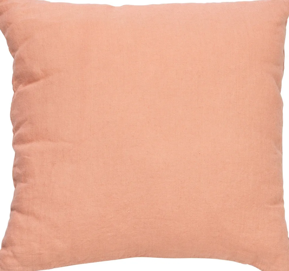 Dutch Decor sierkussen Linn roze 45 x 45 x 10 cm