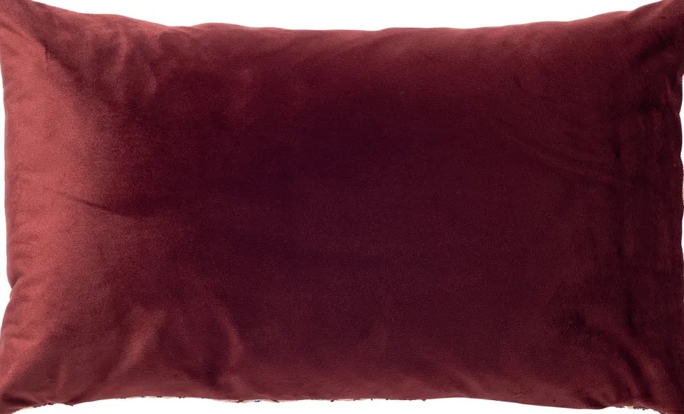 Dutch Decor sierkussen Liro rood 50 x 30 cm