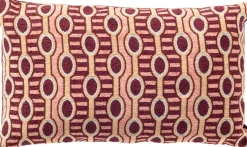 Dutch Decor sierkussen Liro rood 50 x 30 cm