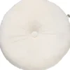 Dutch Decor sierkussen Olly wit D 40 cm