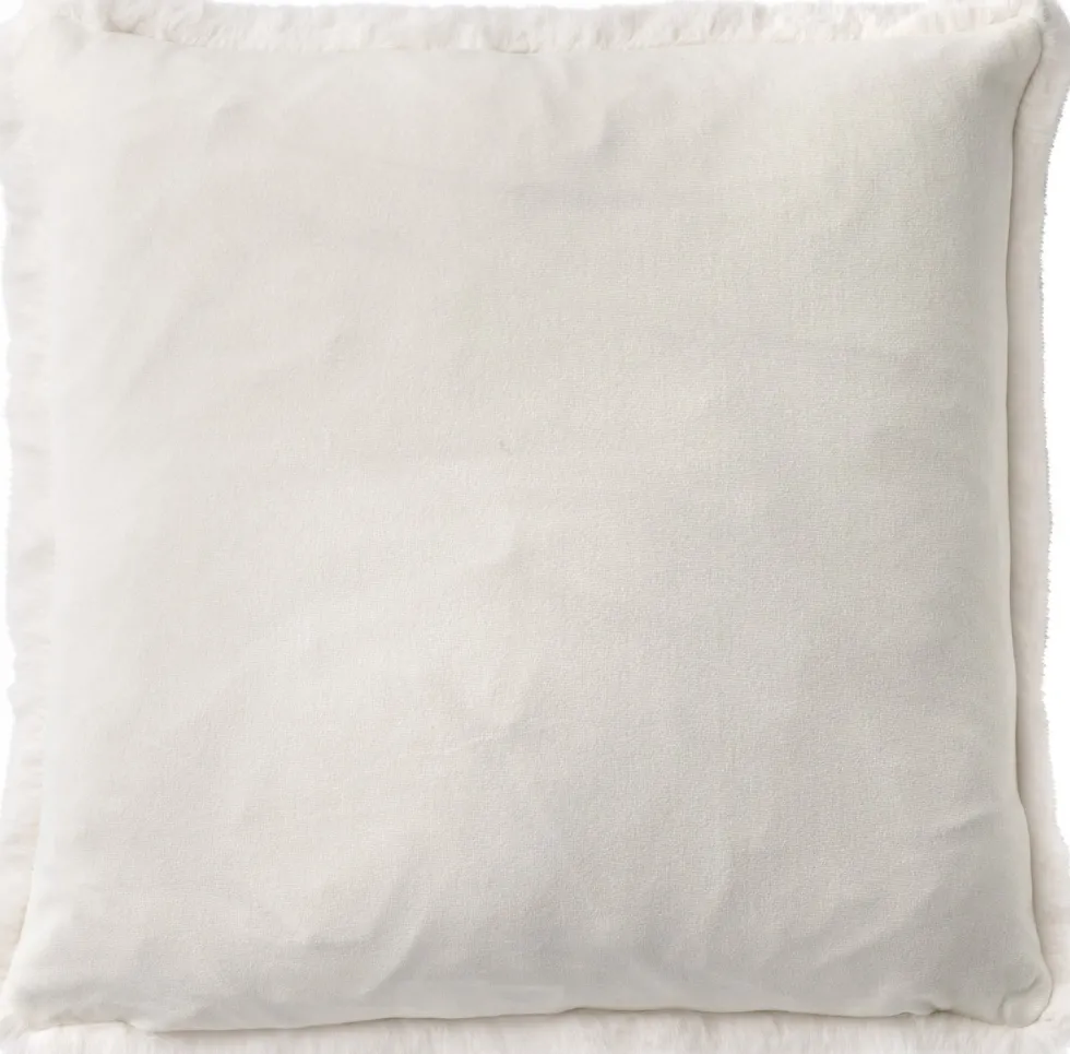Dutch Decor sierkussen Zaya crème 45 x 45 cm