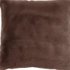 Dutch Decor sierkussen Zaya donkerbruin 45 x 45 cm