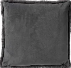Dutch Decor sierkussen Zaya grijs 45 x 45 cm