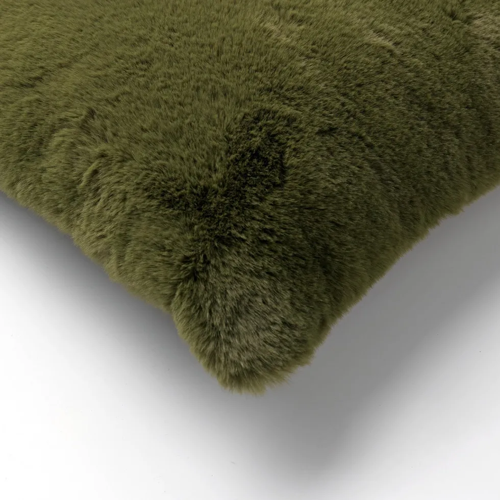 Dutch Decor sierkussen Zaya groen 45 x 45 x 22 cm