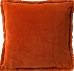 Dutch Decor sierkussen Zaya terracotta 45 x 45 cm