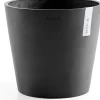 Ecopots bloempot Amsterdam donkergrijs D 30 H 26,3 cm