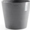 Ecopots bloempot Amsterdam grijs D 30 H 26,3 cm