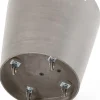Ecopots bloempot Amsterdam Wheels taupe D 60 H 56 cm