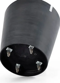 Ecopots bloempot Amsterdam Wheels grijs D 60 H 56 cm