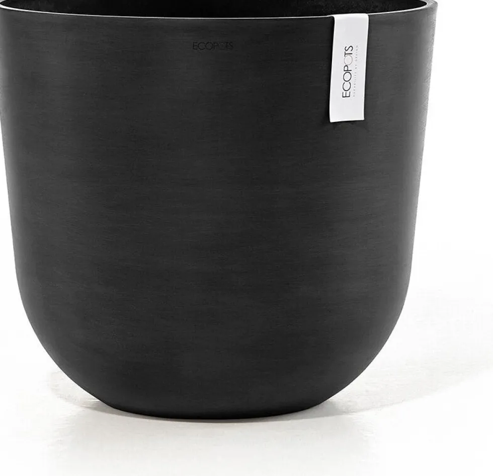 Ecopots bloempot Oslo donkergrijs D 45 H 39,2 cm