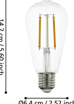 Eglo LED lamp E27 Connect z gekleurd 806 lm 6 W ST64