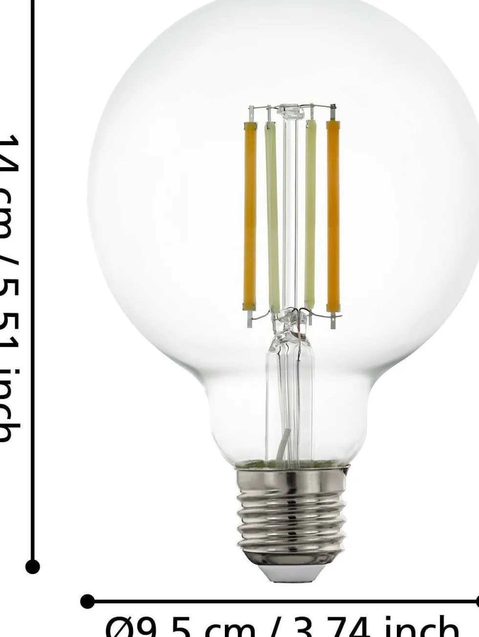Eglo LED lamp E27 Connect z gekleurd 806 lm 6 W G80