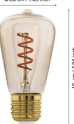 Eglo LED lamp E27 extra warm 145 lm 4 W ST48
