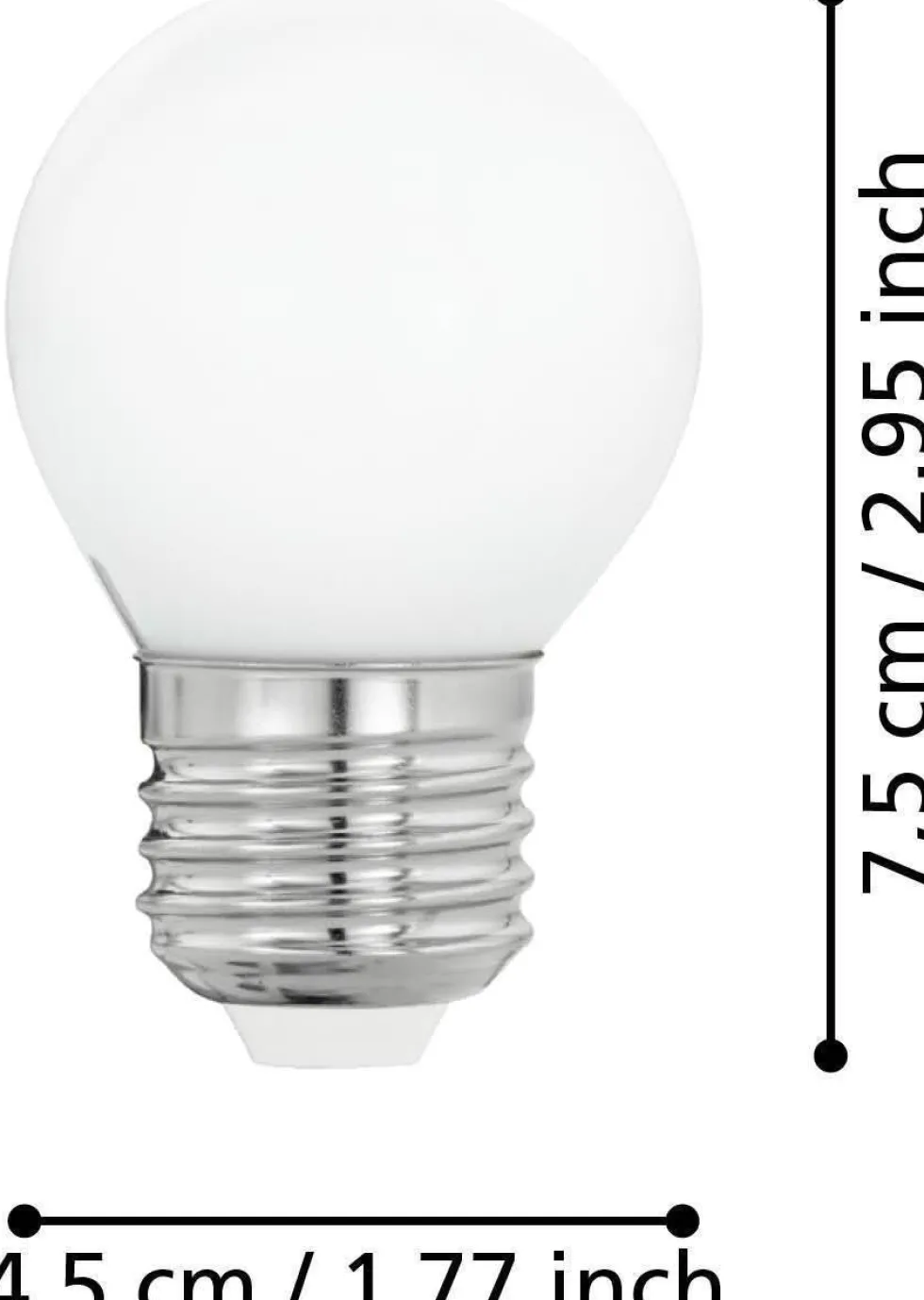 Eglo LED lamp E27 Milky warm wit 470 lm 4 W A60