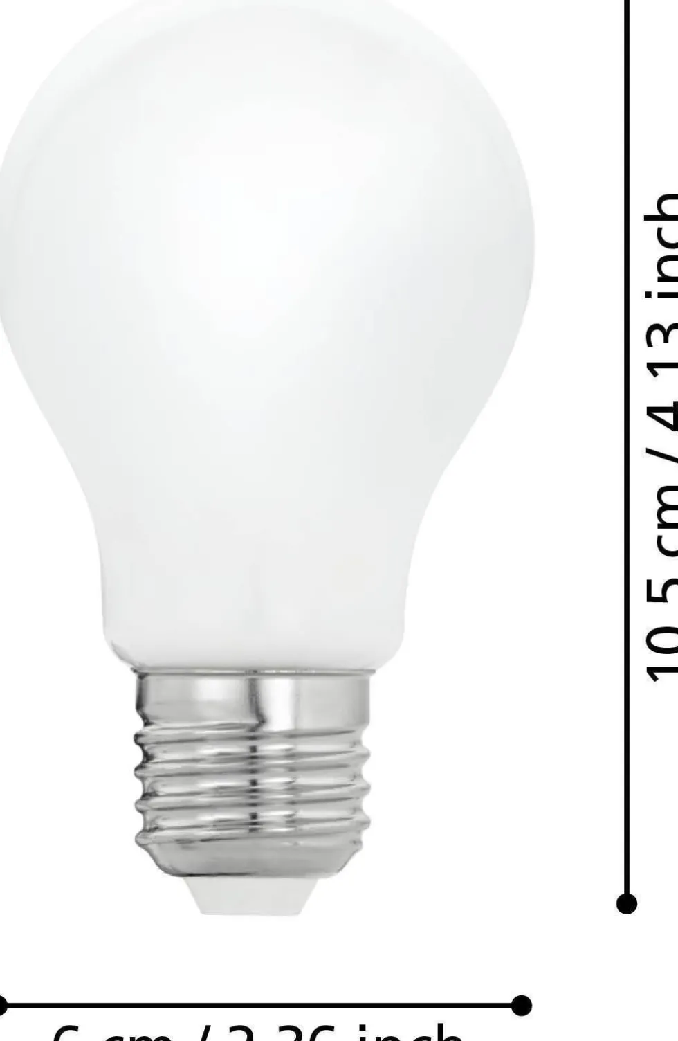 Eglo LED lamp E27 Milky warm wit 806 lm 7,5 W A60