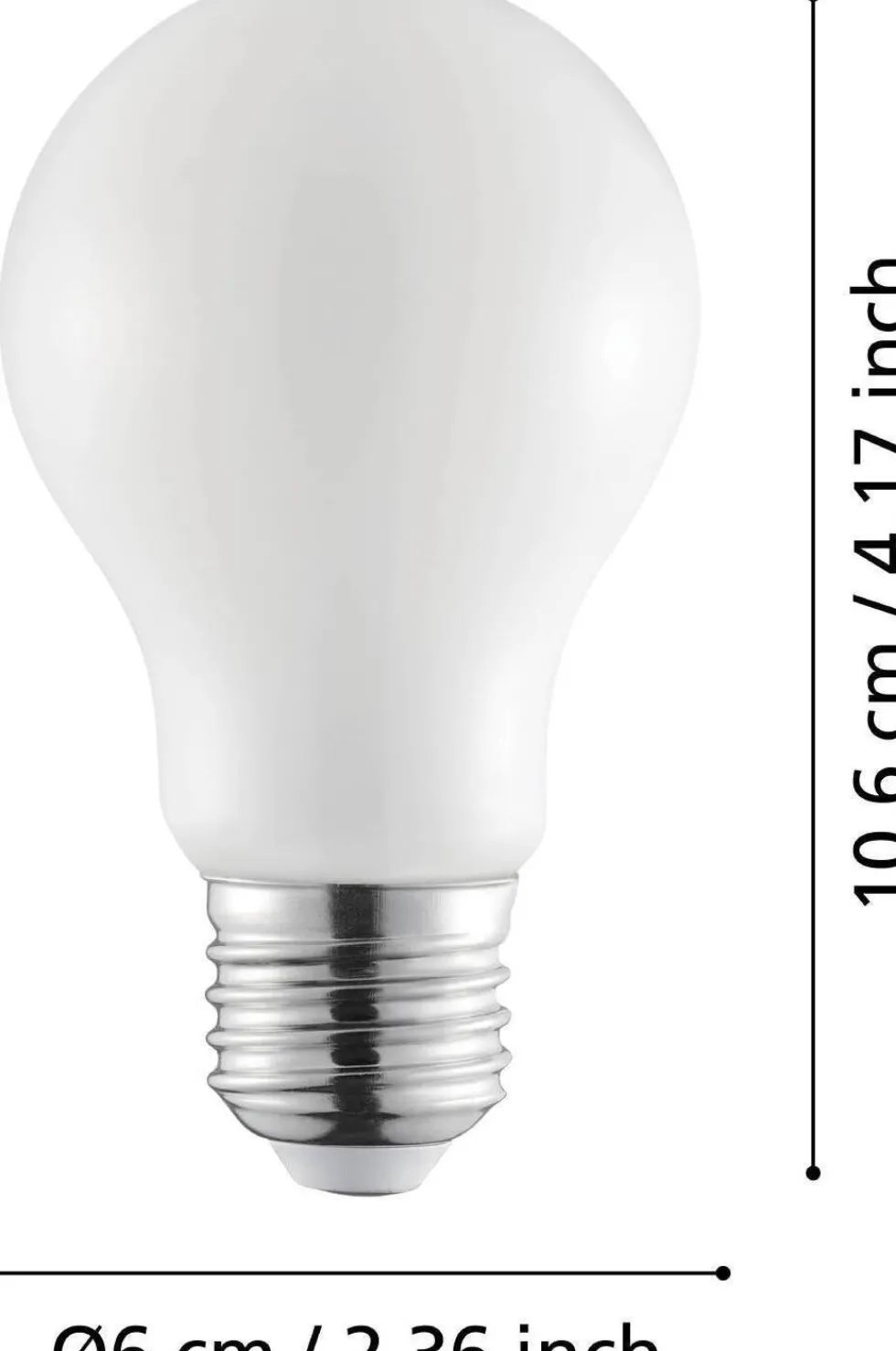 Eglo LED lamp E27 warm wit 470 lm 4,5 W