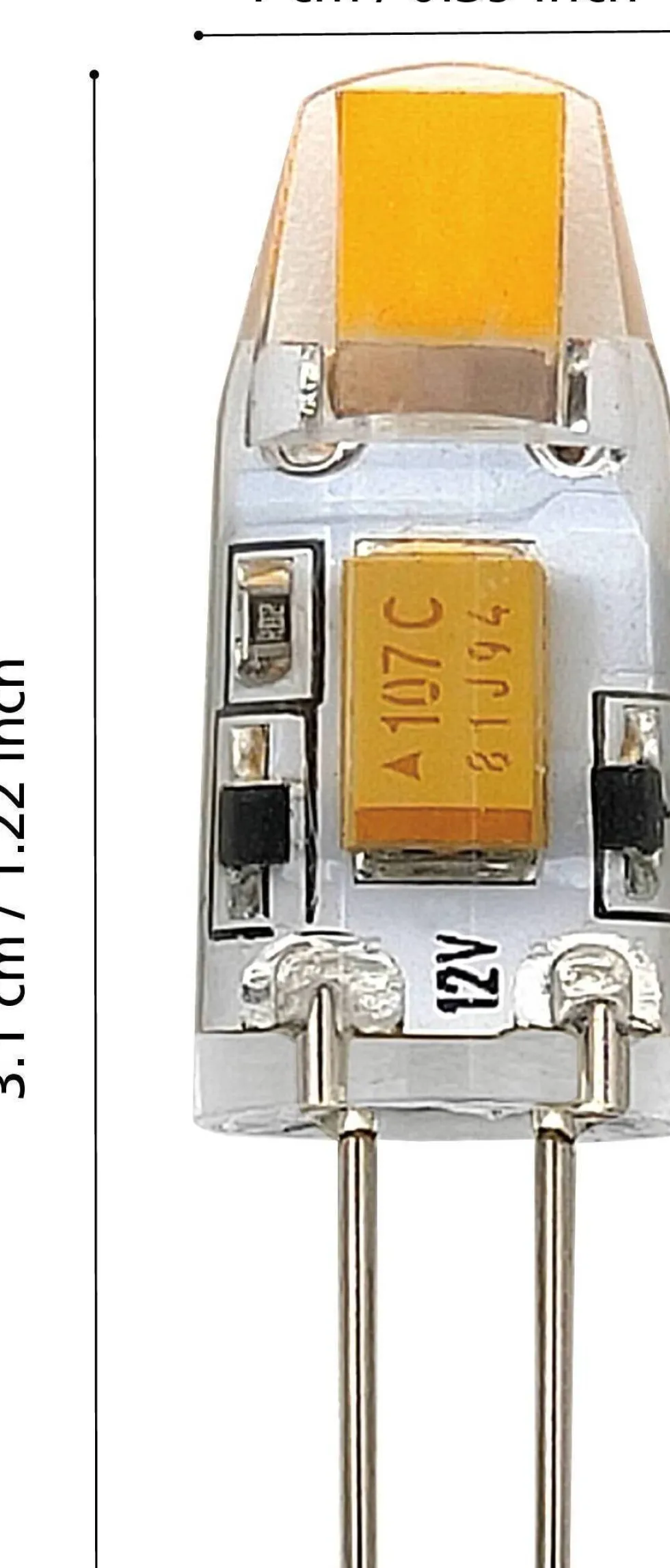Eglo LED lamp G4 warm wit 100 lm 1 W 2 stuks