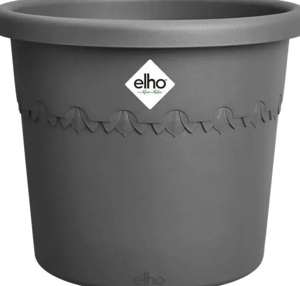 Elho bloempot Algarve antraciet D 24,5 H 20,8 cm